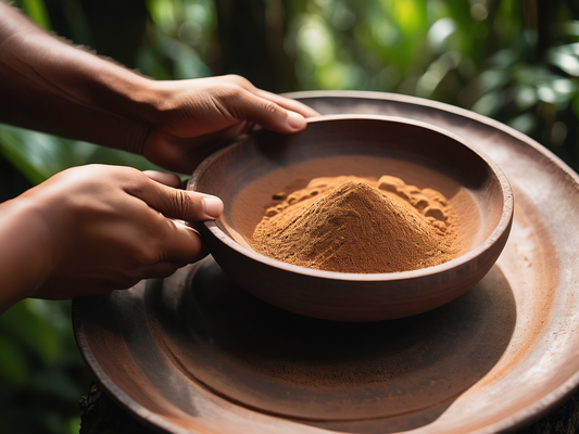 Indigenous sacred snuff - Hape rapeh plant medicine indigenous tribe handcrafts