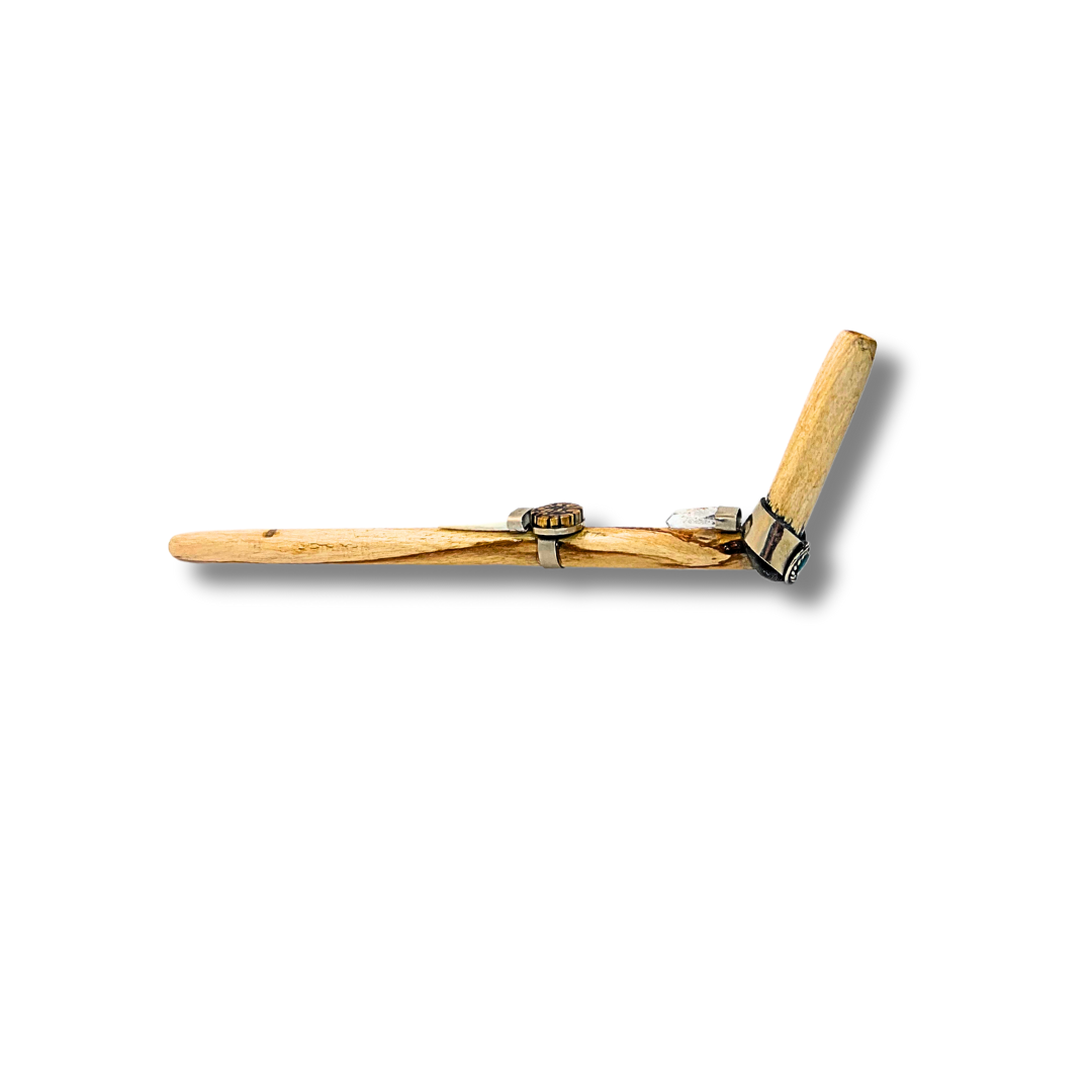 Sacred Amazonian Hapé pipe for meditation and spiritual rituals