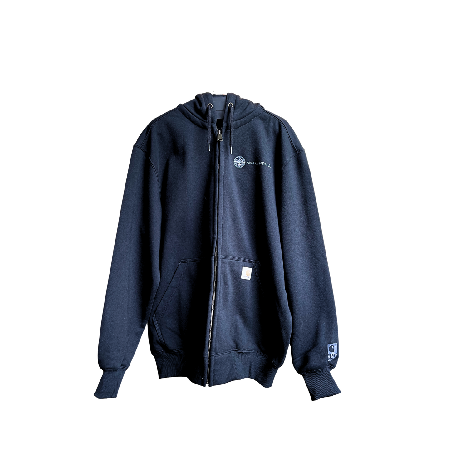 Carthartt Black Awake Healer Zip-Up Hoodie Awake Healer