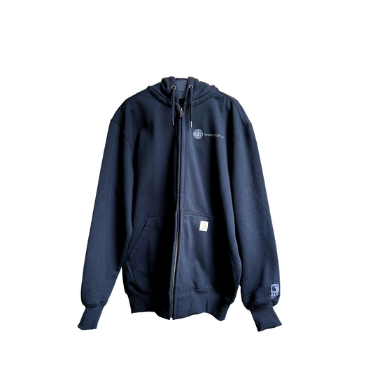 Carthartt Black Awake Healer Zip-Up Hoodie Awake Healer