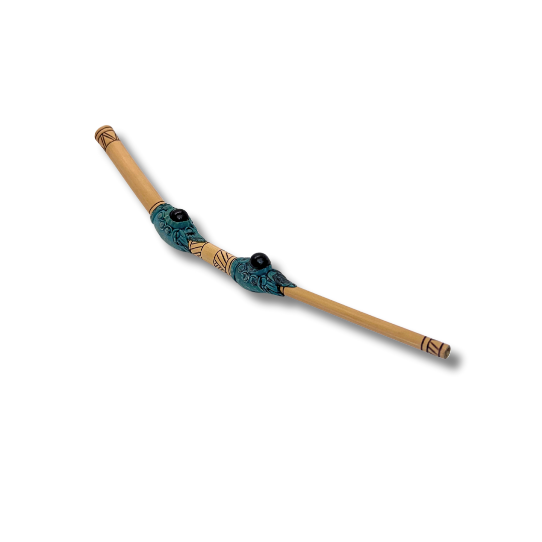 Kuntanawa Tribe's Authentic Tepi - Handcrafted Amazonian Masterpiece Awake Healer