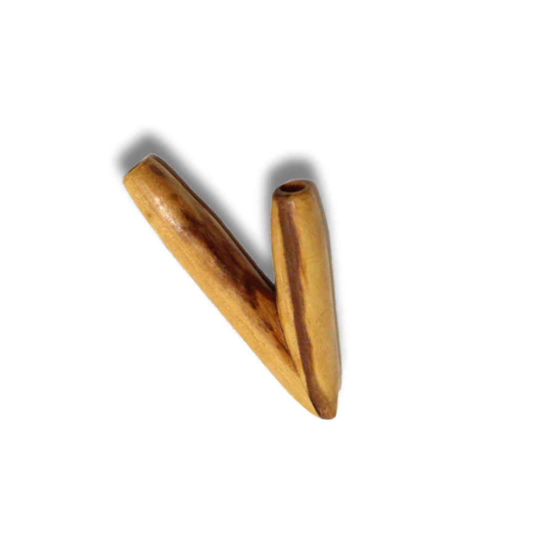 Handcrafted Kuripe applicator made of Palo Santo