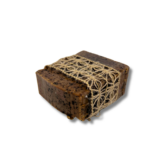 Energizing coffee soap for morning showers and skin nourishment