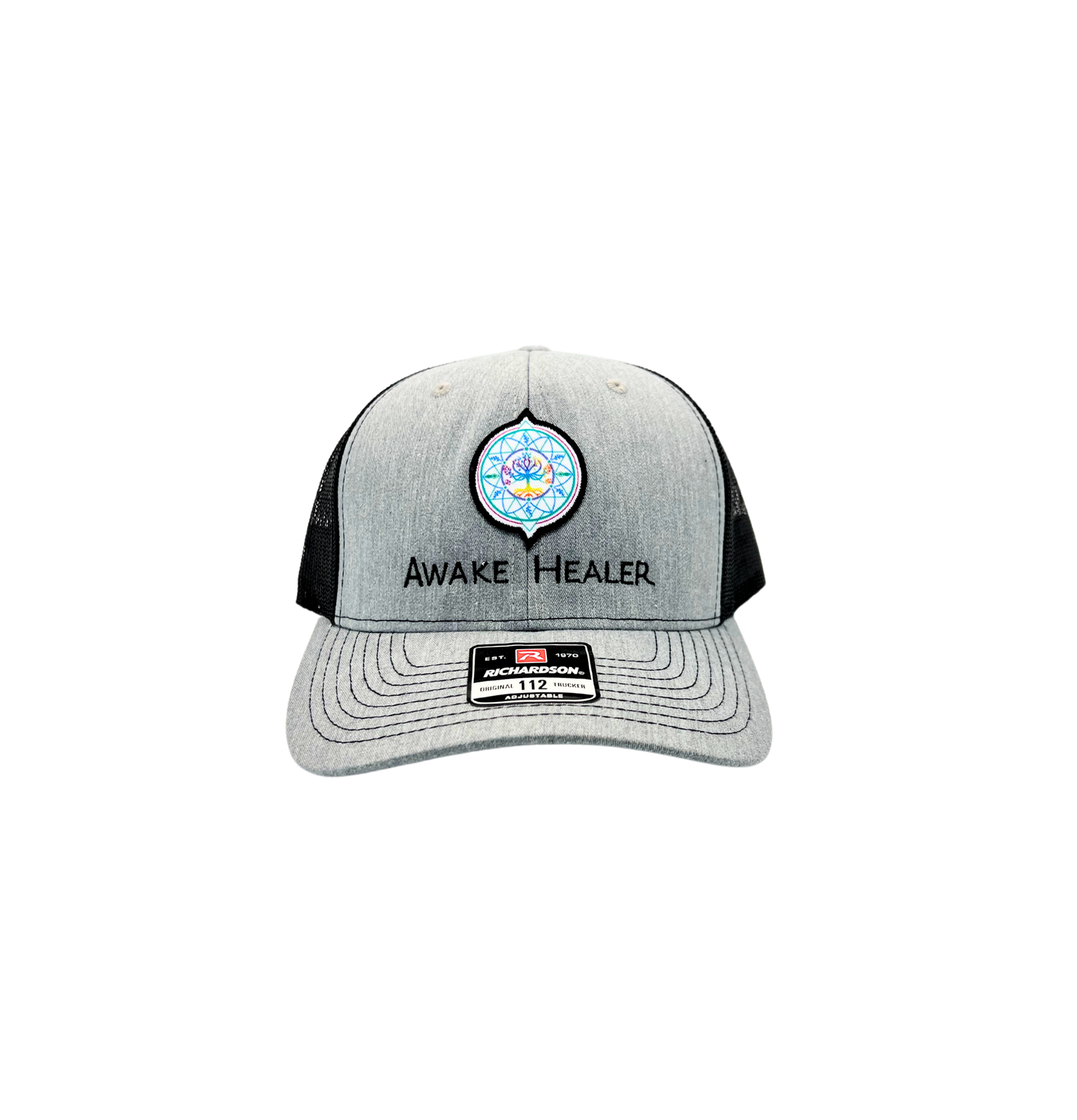 Adjustable Awake Healer Color Split Hat Awake Healer