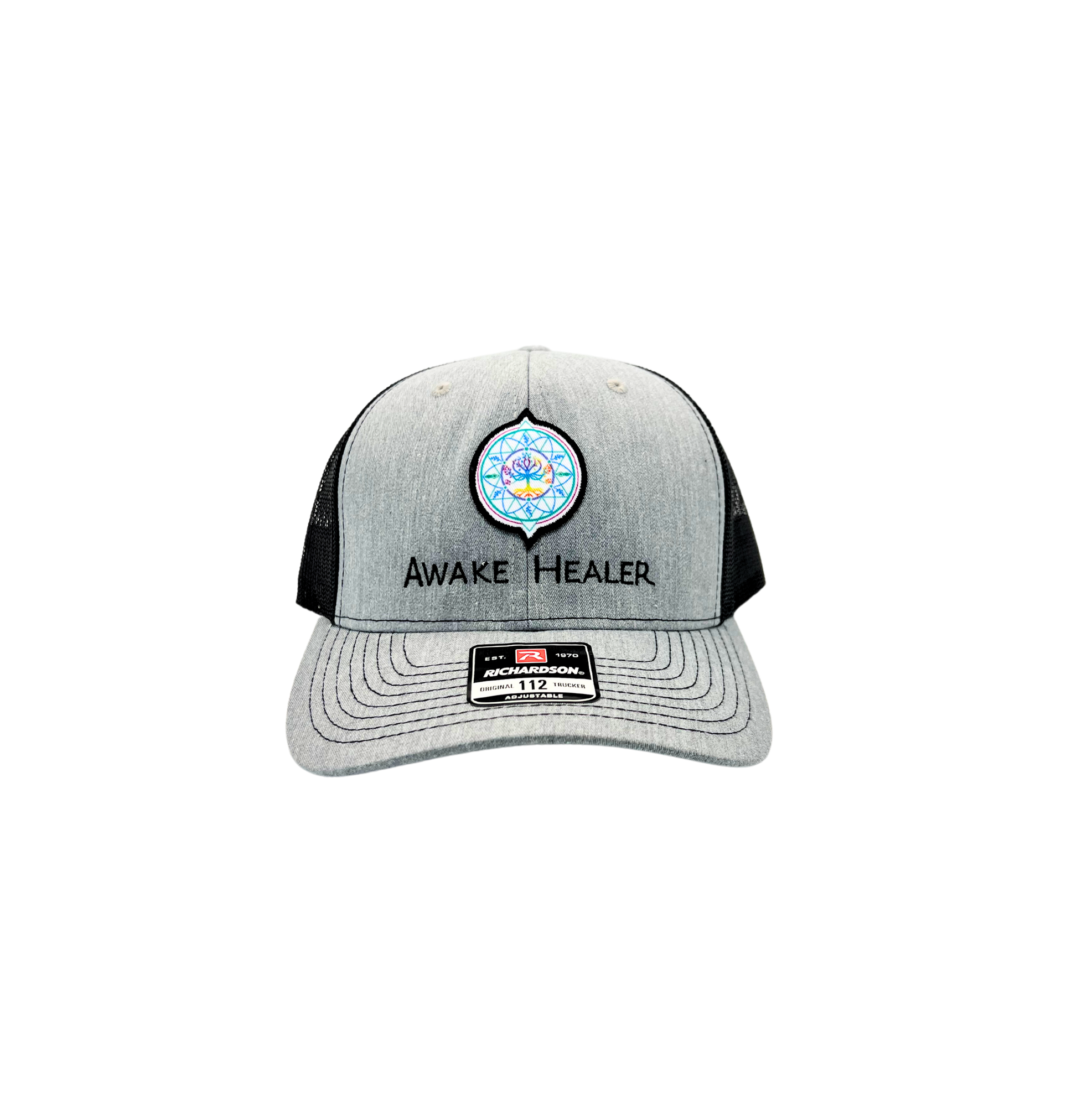 Adjustable Awake Healer Color Split Hat Awake Healer