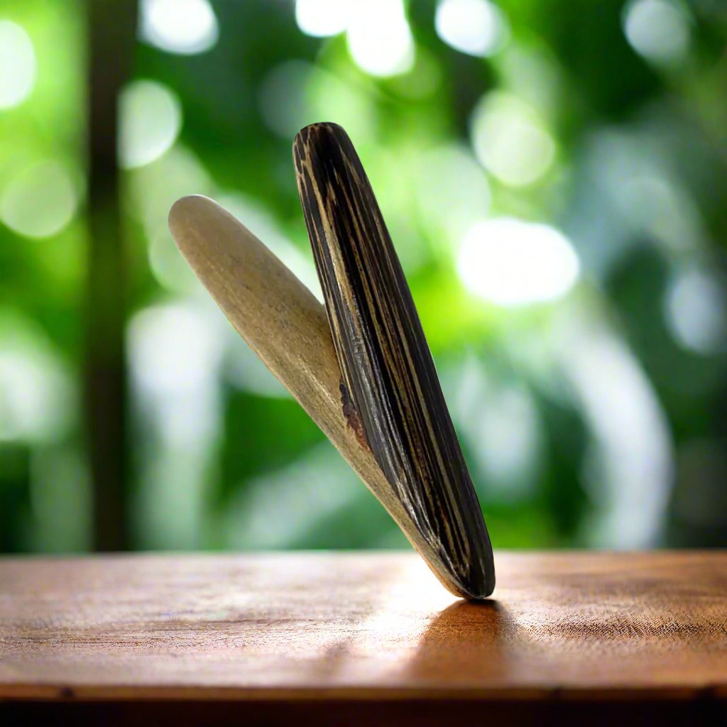 Handcrafted Kuripe Applicator – Palo Santo, Rosewood & Chonta | Sacred Hapé Tool Awake Healer