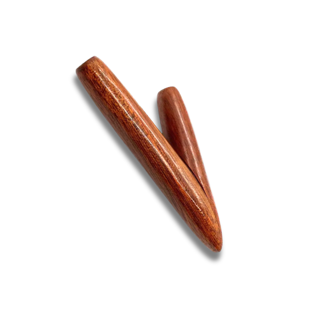 Handcrafted Kuripe applicator made of Rosewood