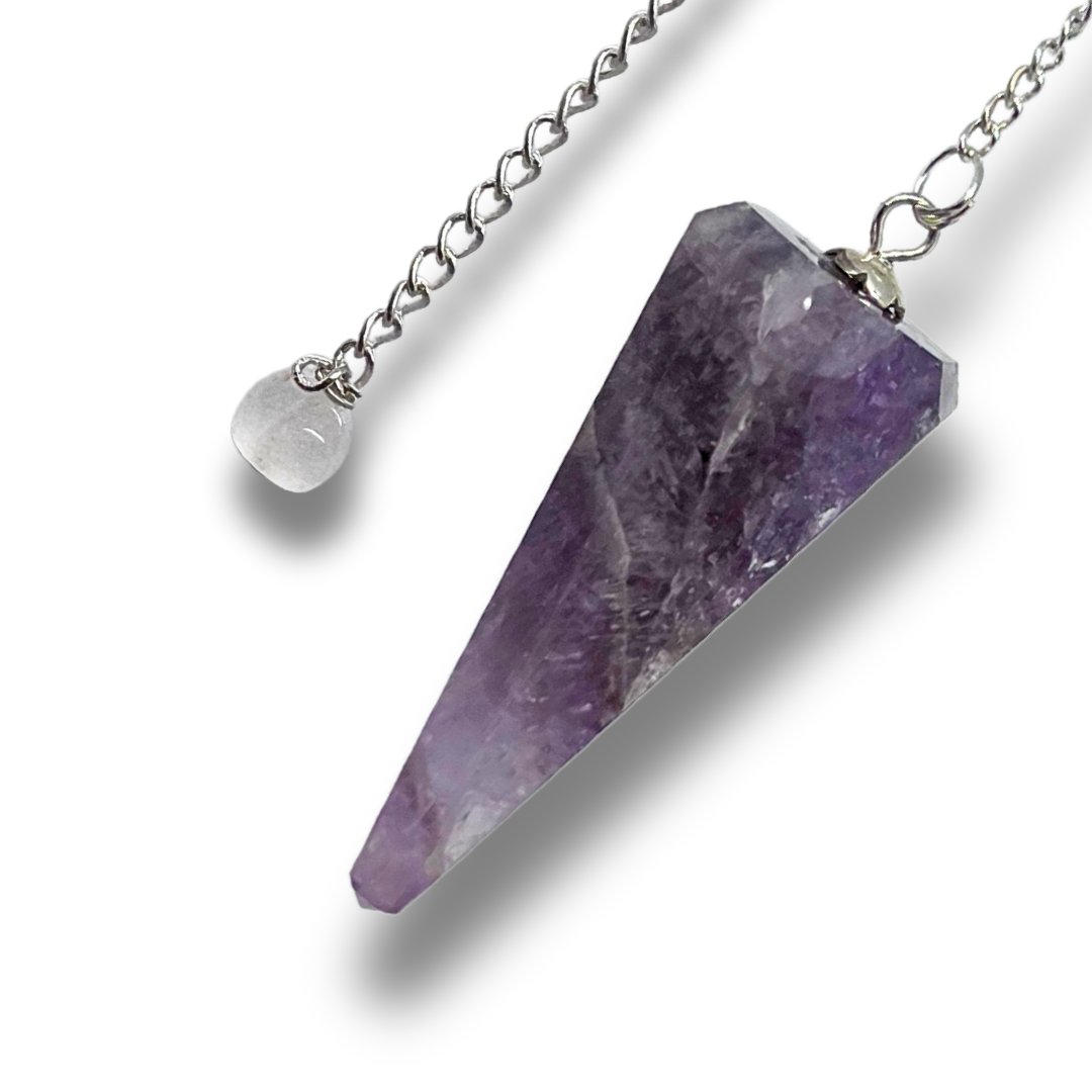 Amethyst Pendulum – crystal divination and energy healing tool