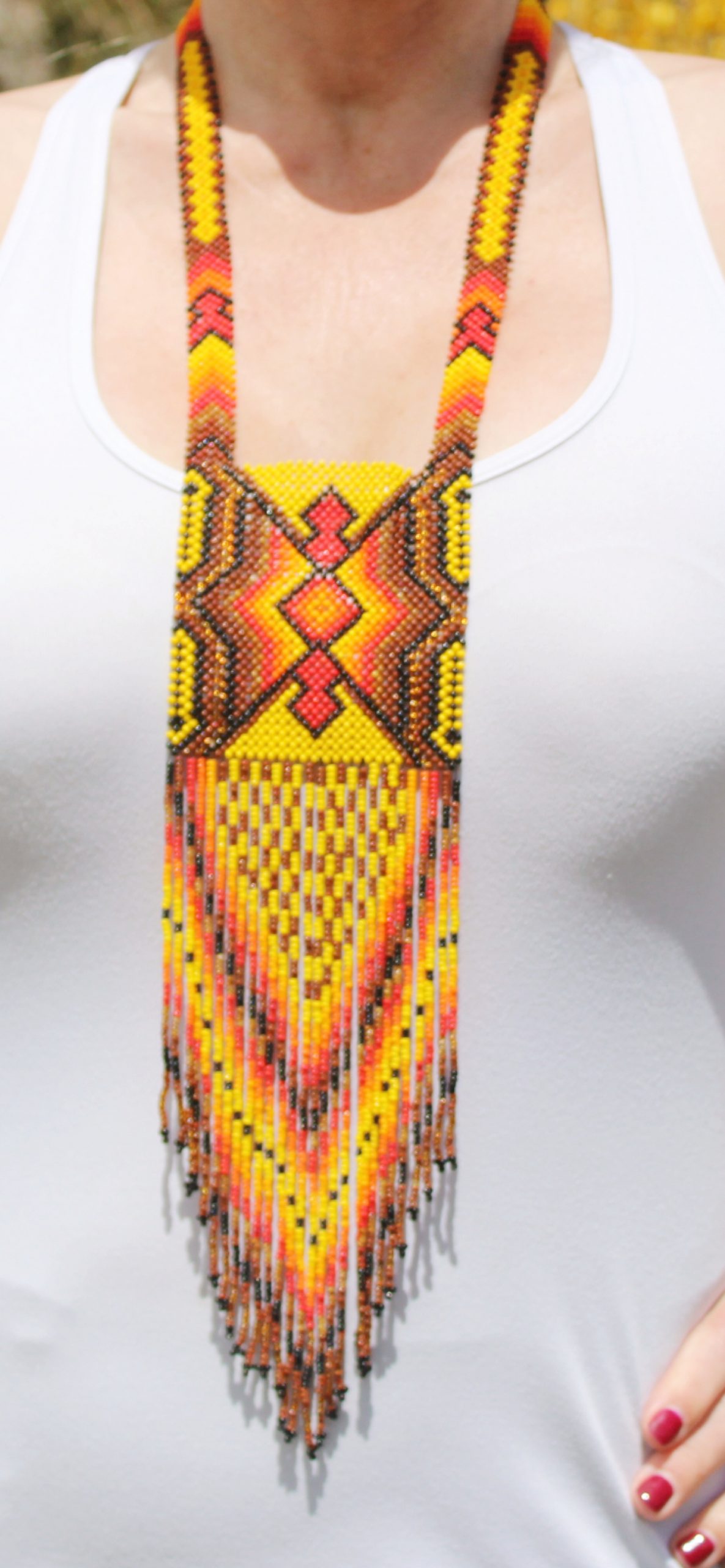 Yawanawá Beaded Necklace Awake Healer