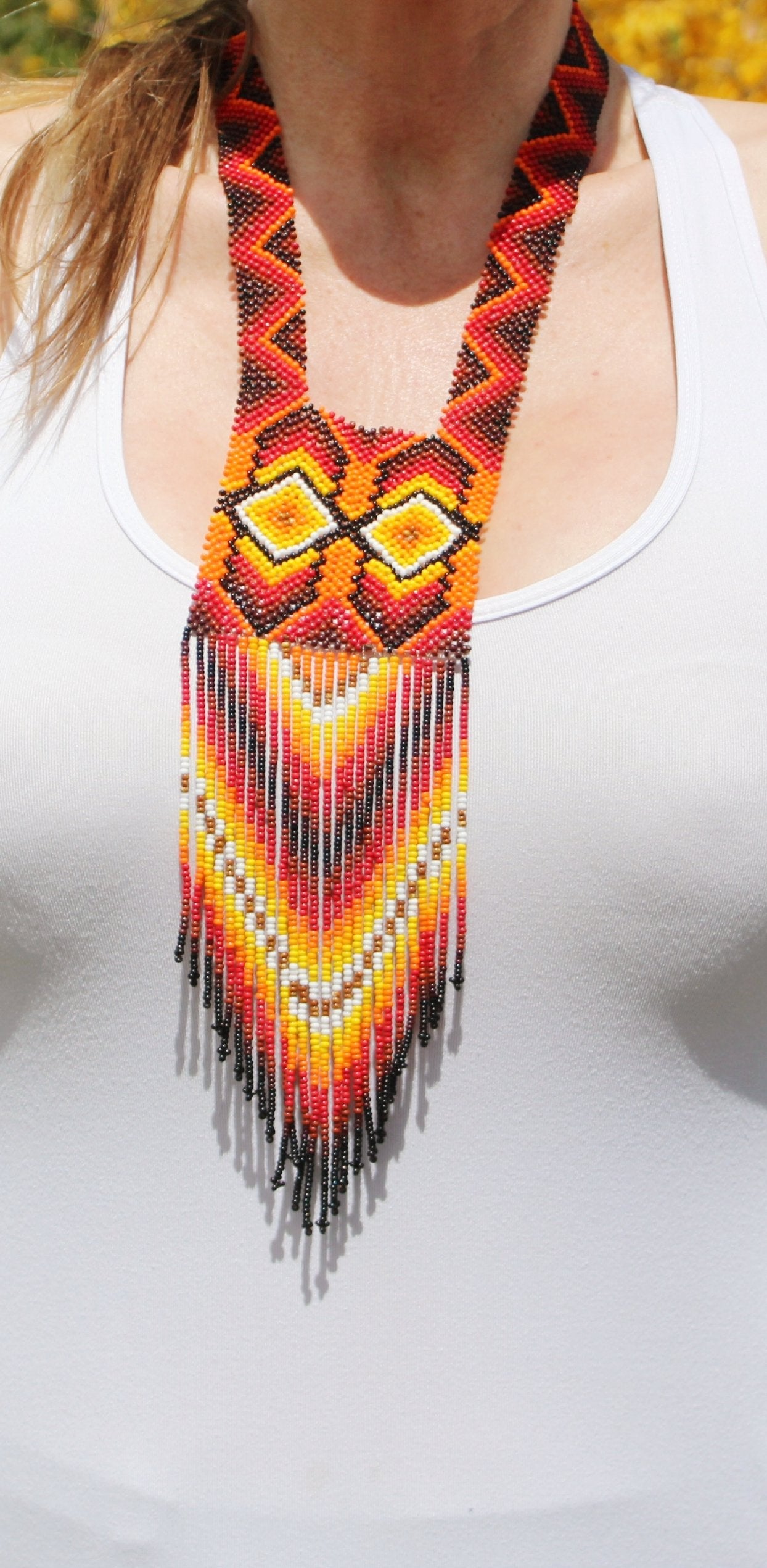 Yawanawá Beaded Necklace Awake Healer