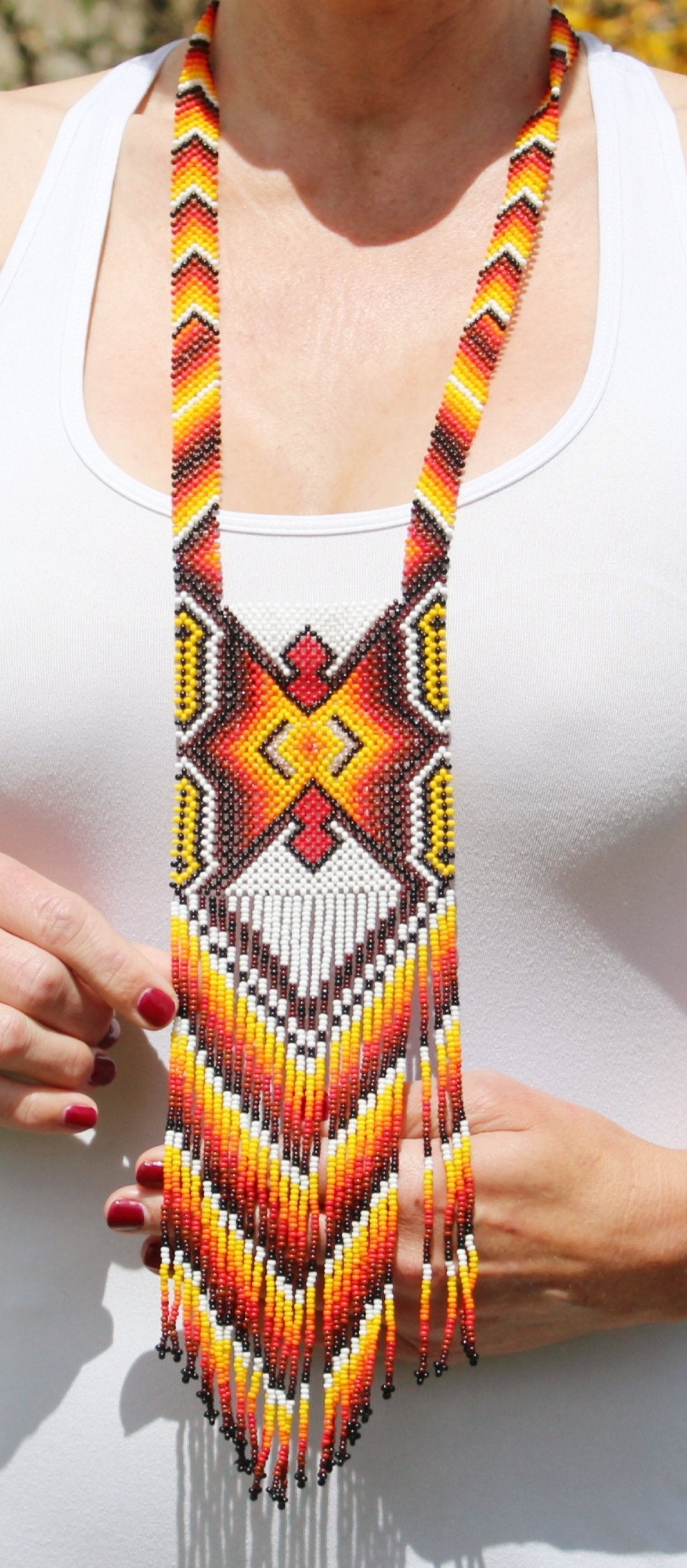 Yawanawá Beaded Necklace Awake Healer