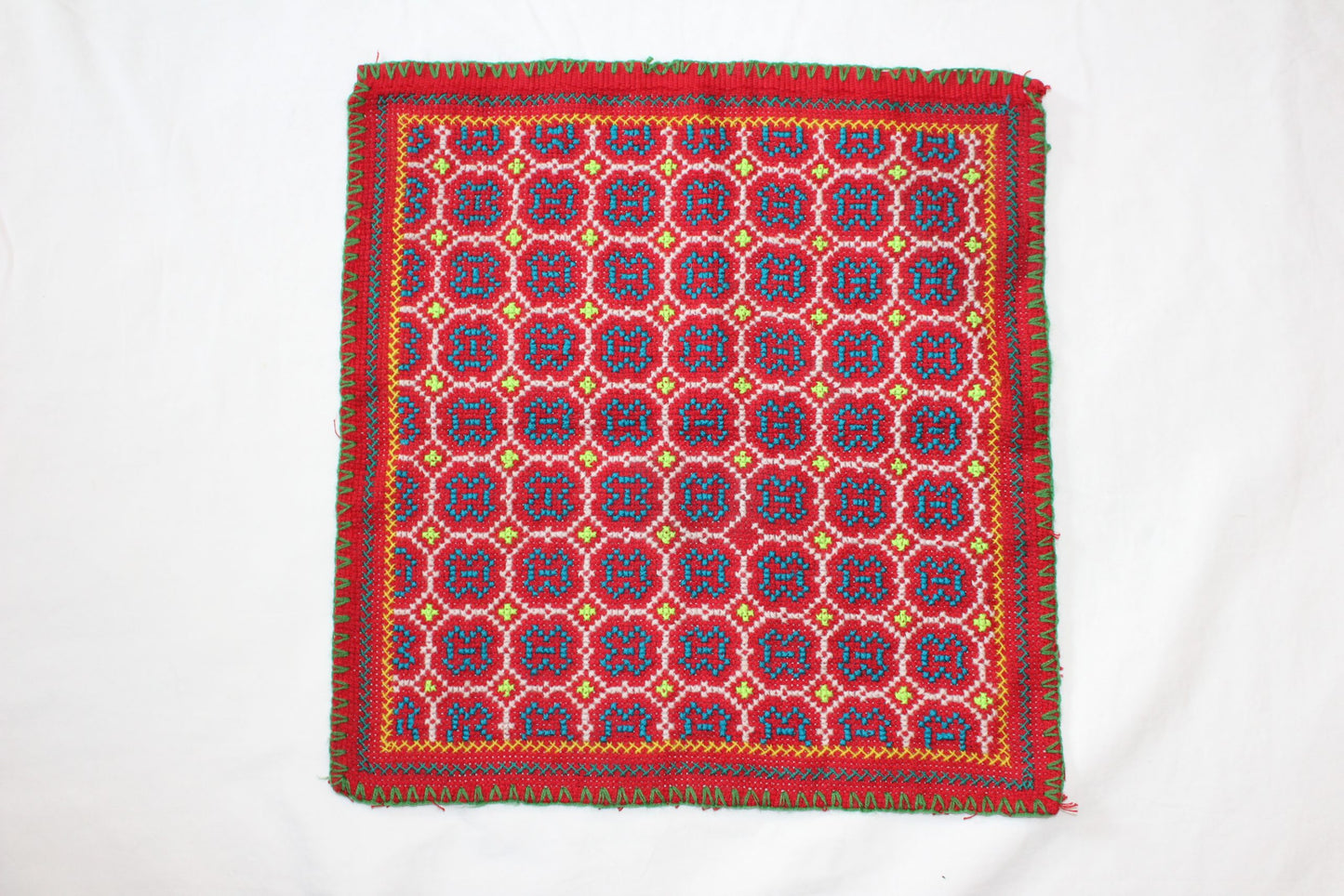 Ayahuasca Vine Hand-Stitched Shipibo Tapestry Awake Healer
