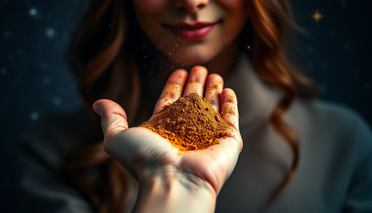 A woman being offered the hape of the month an amazonian shamanic sacred snuff 