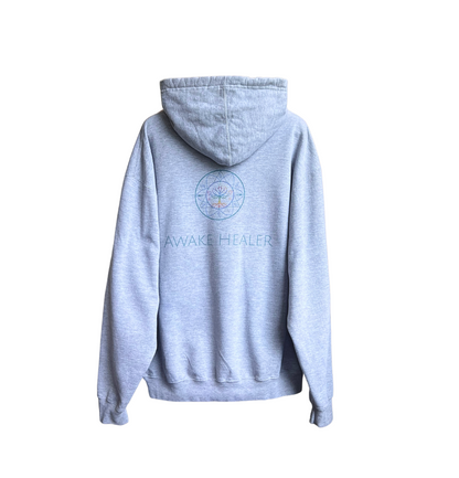 Gray Awake Healer Hoodie