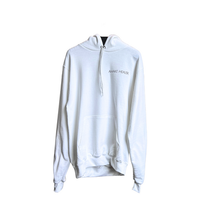 White Awake Healer Hoodie Awake Healer
