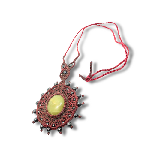 Beautifully Handcrafted Shipibo/Ornate Ceremonial Pendant