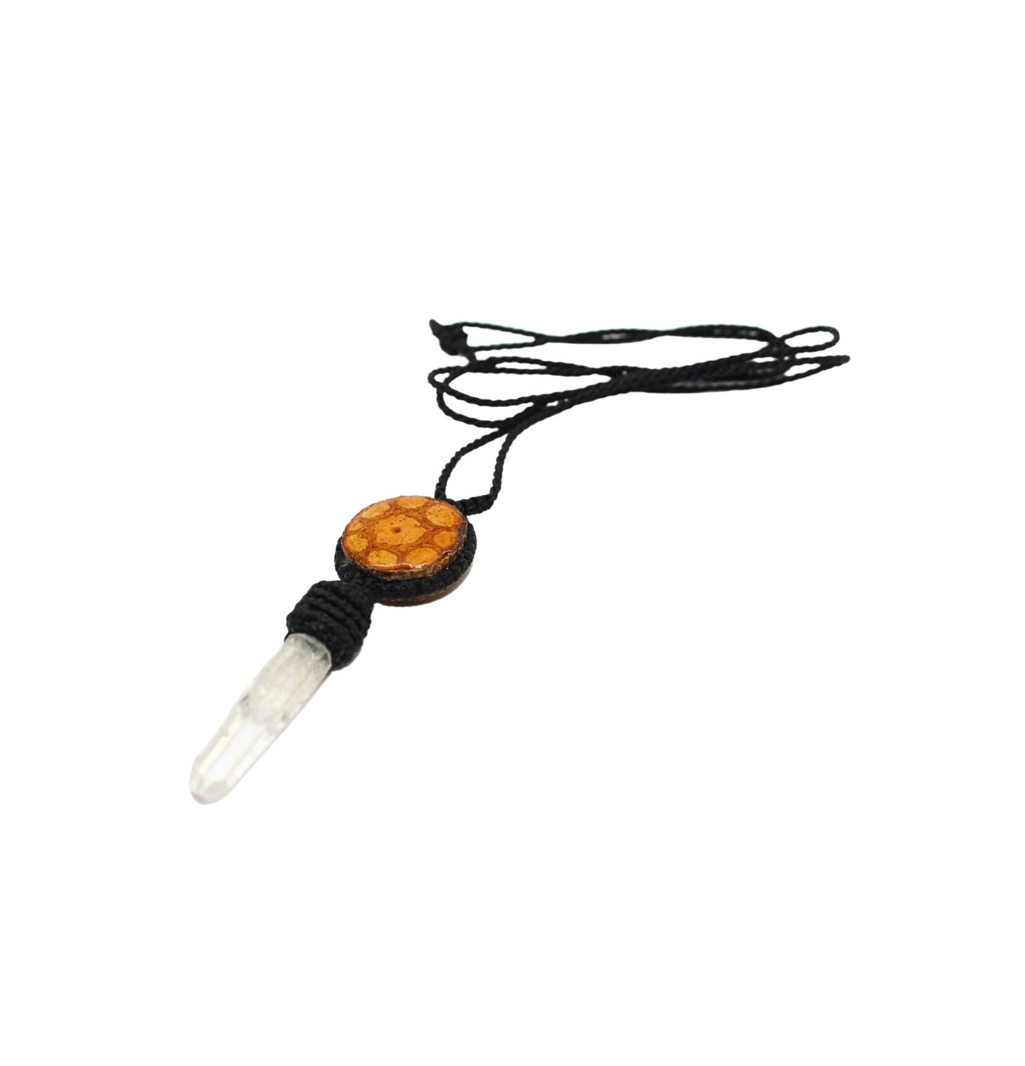 Shipibo Ayahuasca Vine/Stone pendant Awake Healer