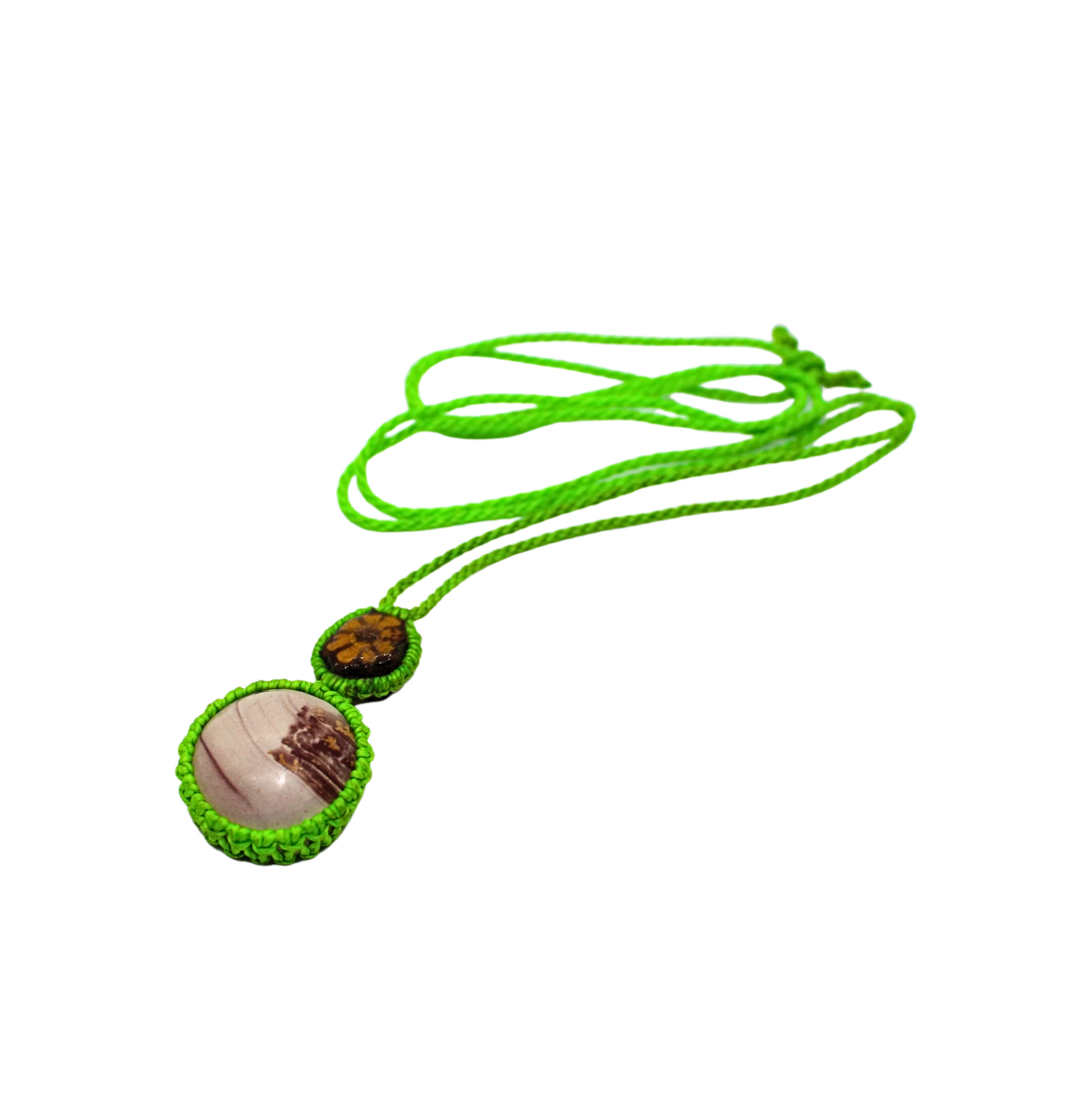 Shipibo Ayahuasca Vine/Stone pendant Awake Healer